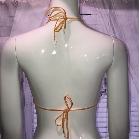 Rare Rainbow ruffle string style Bikini Top. (P10) - Picture 5 of 7